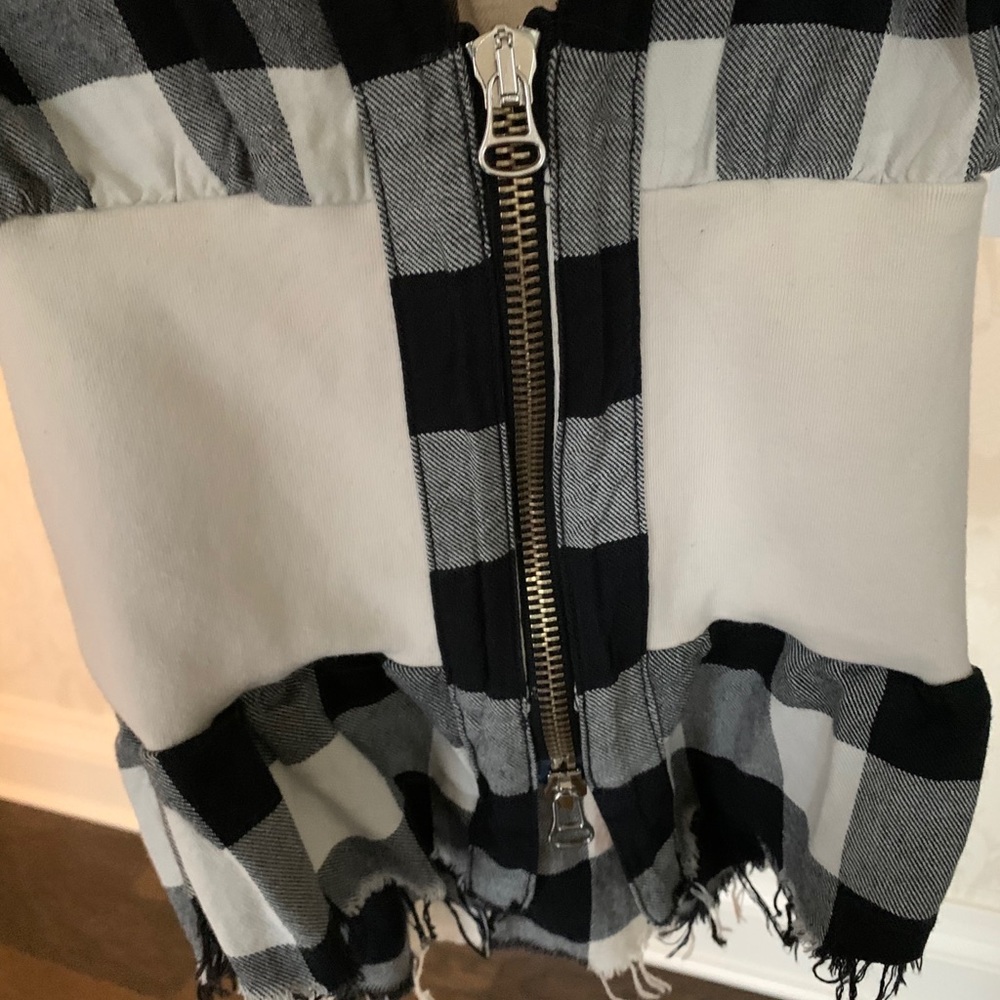 NSF FLANNEL ZIP FRONT SHIRT - Picture 3 of 4